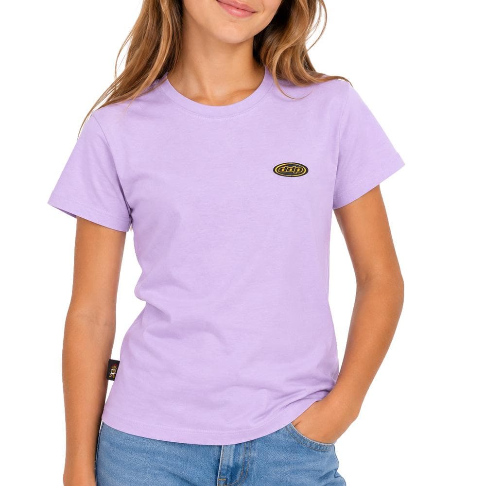 T-Shirt Mauve Fille DDP Shirt 1