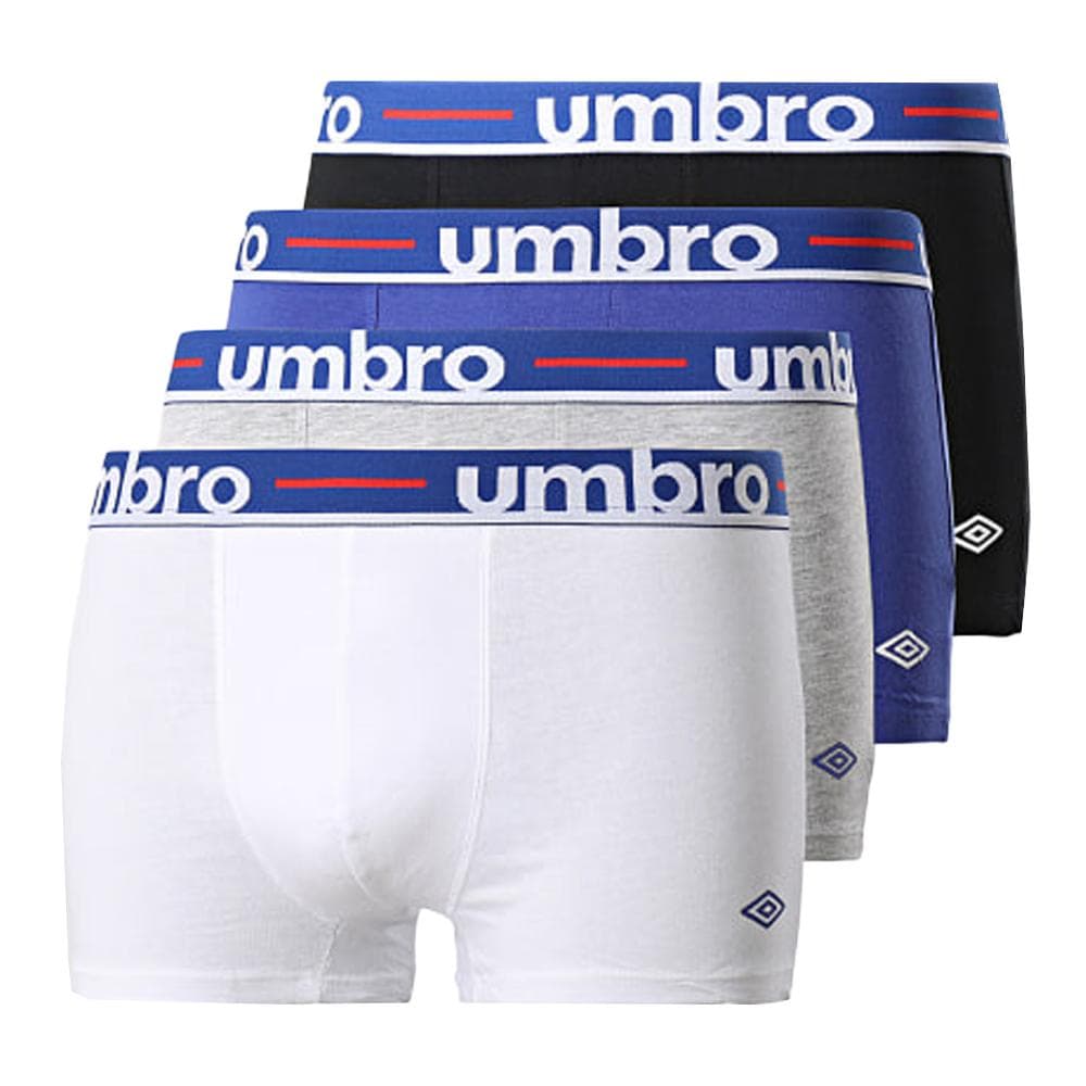 X4 Boxers Blanc/Bleu/Noir Homme Umbro CLASS1 1