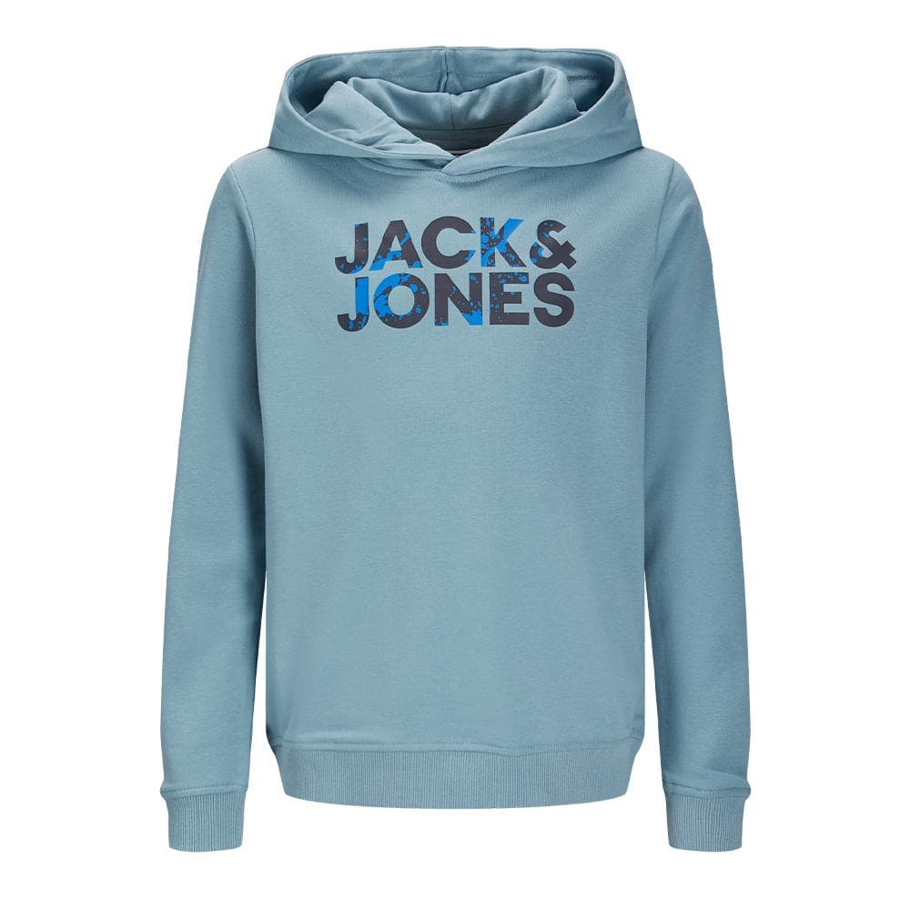 Sweat à Capuche Bleu Garçon Jack & Jones Corp Splash 1