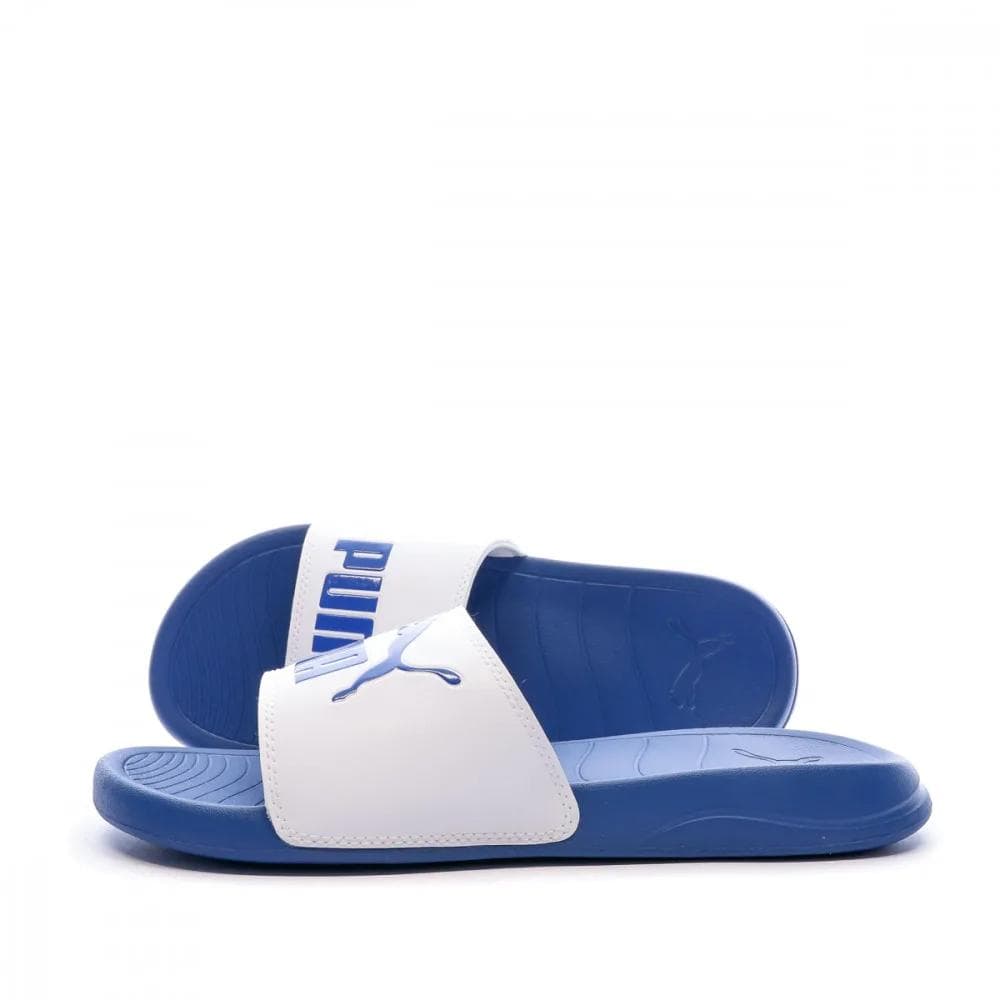 Claquettes Bleues/Blanches homme Puma Popcat 20 1
