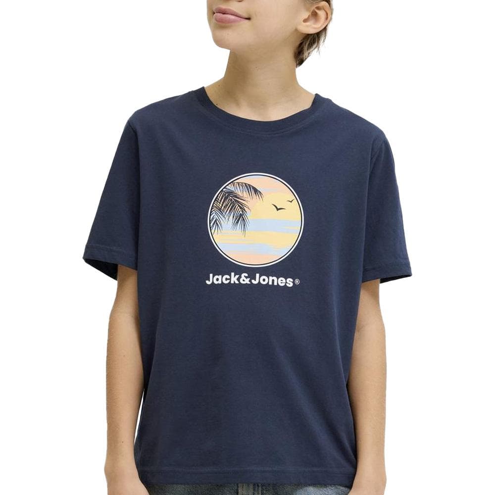 T-Shirt Marine Garçon Jack & Jones Perry 1