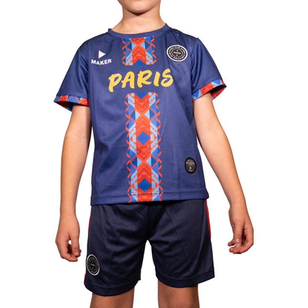 Ensemble Bleu/Rouge Enfant Sport Zone Paris 1