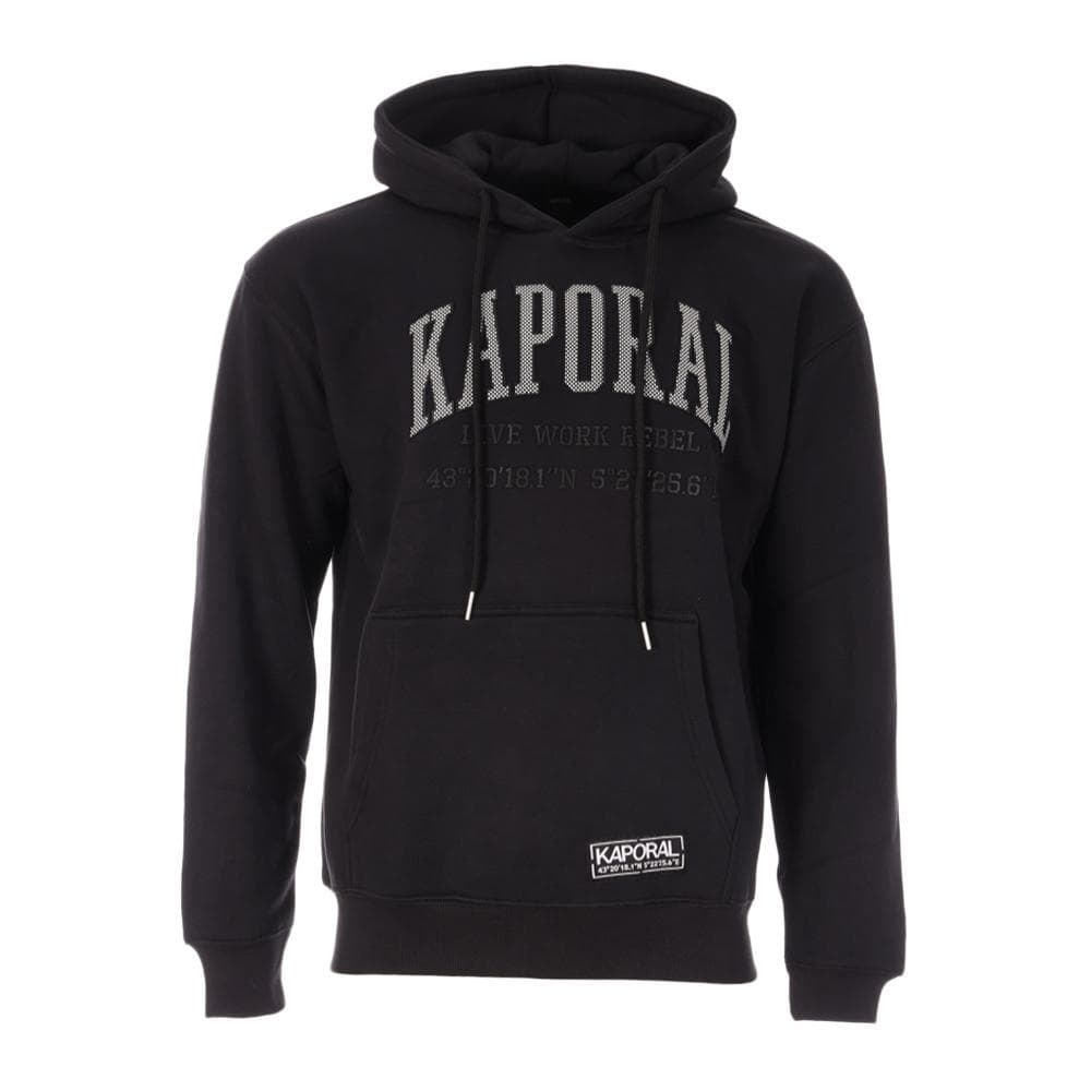 Sweat à Capuche Noir Homme Kaporal BENJY 1