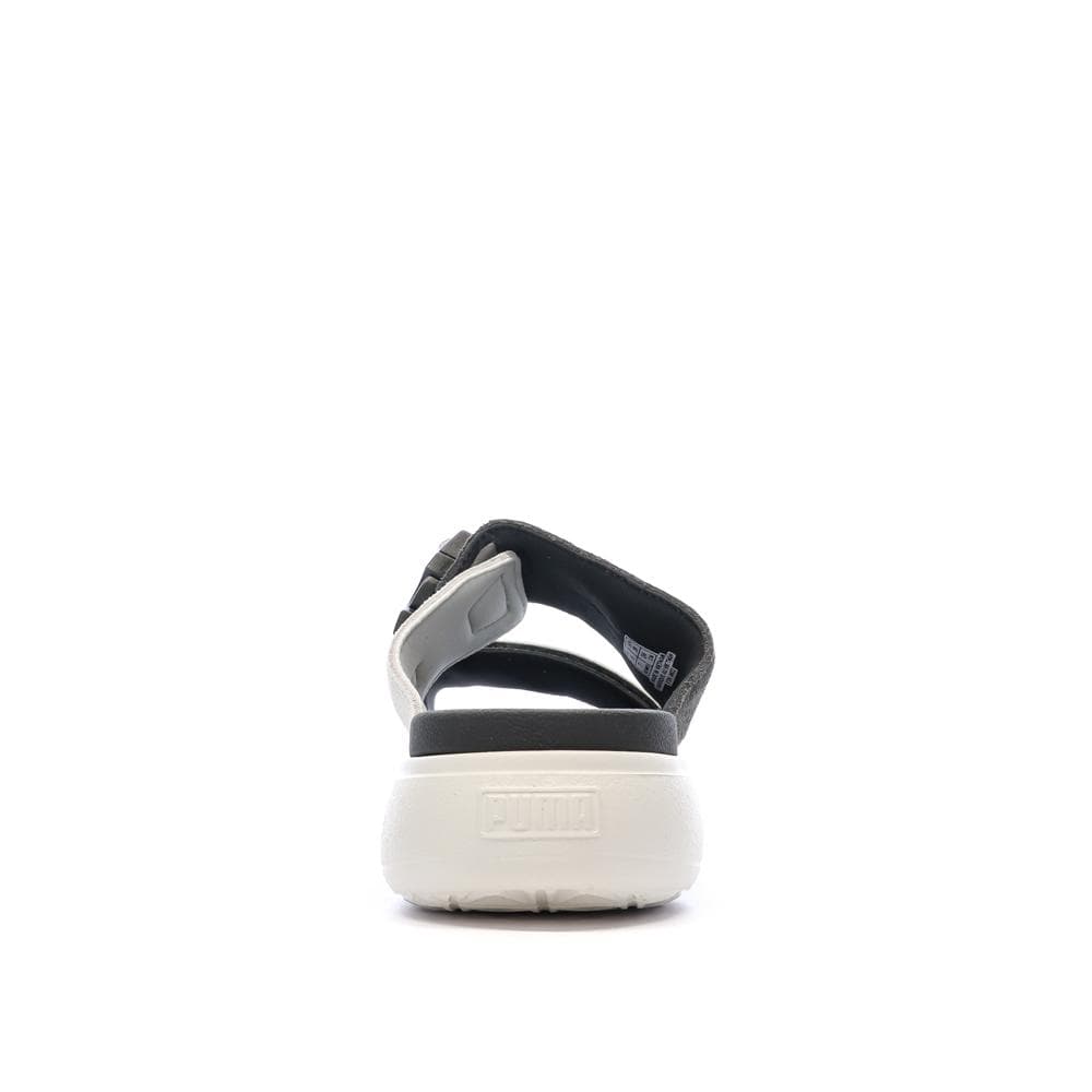 Claquettes Beige/Noire Femme Puma Suede 3