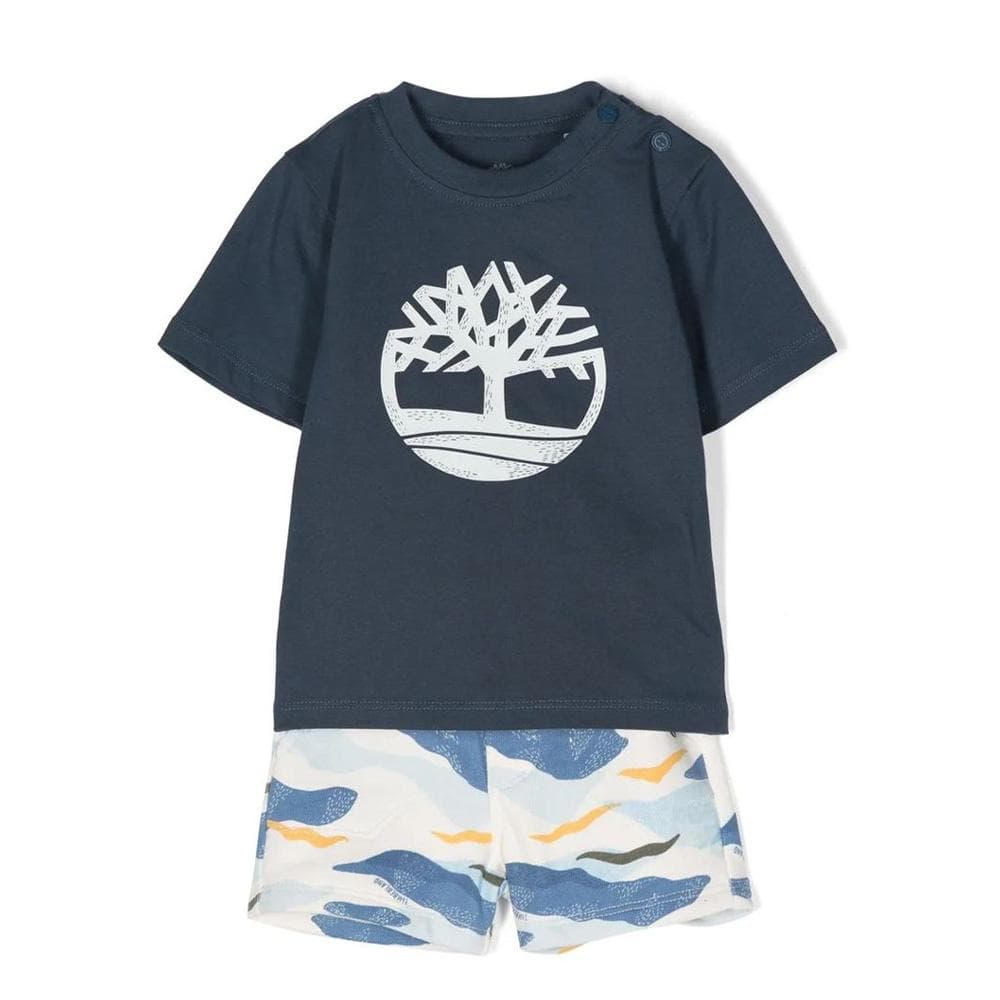 Ensemble Blanc/Bleu Garçon Timberland T60185 1
