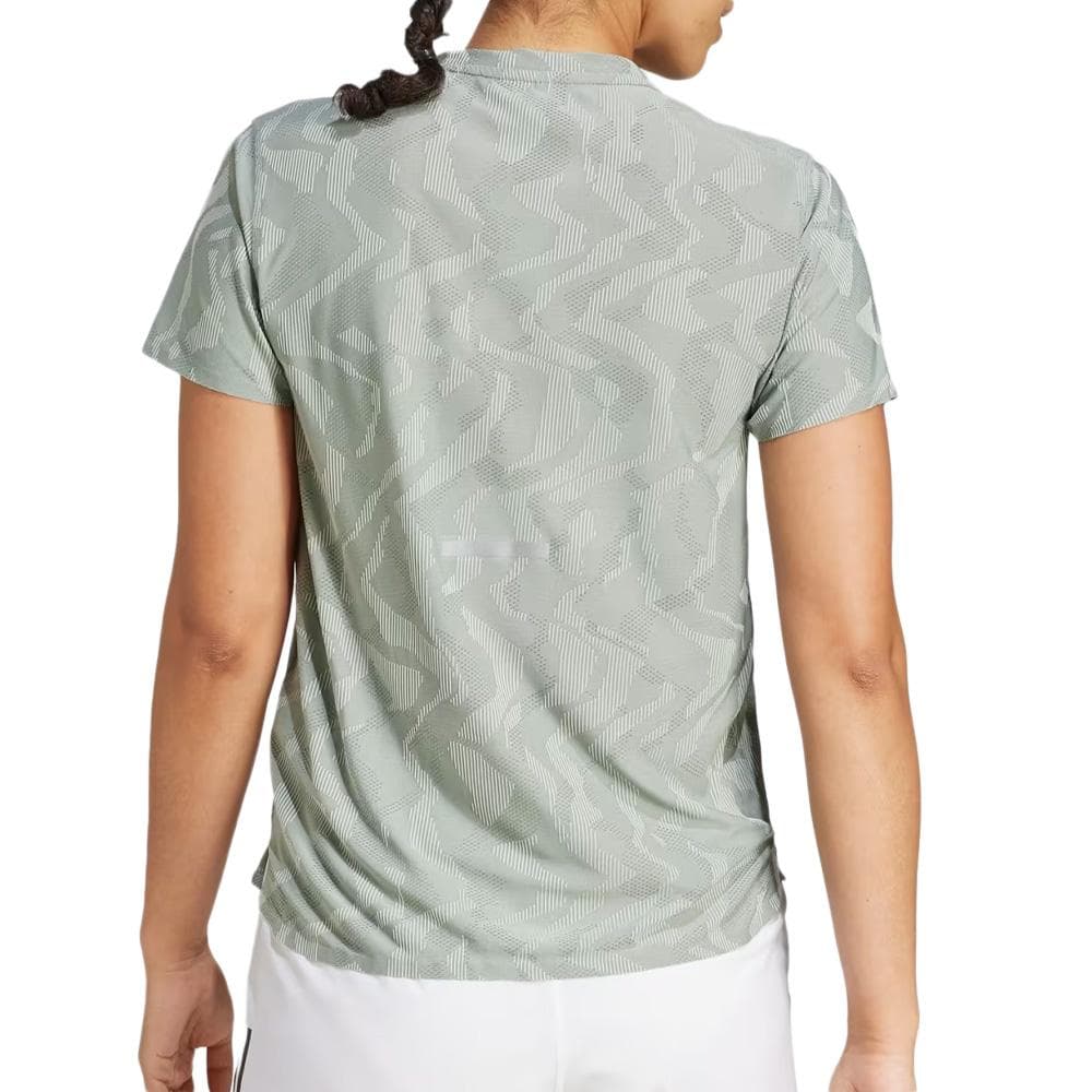 T-Shirt de Sport Vert Femme Adidas CLIMACOOL+ 2
