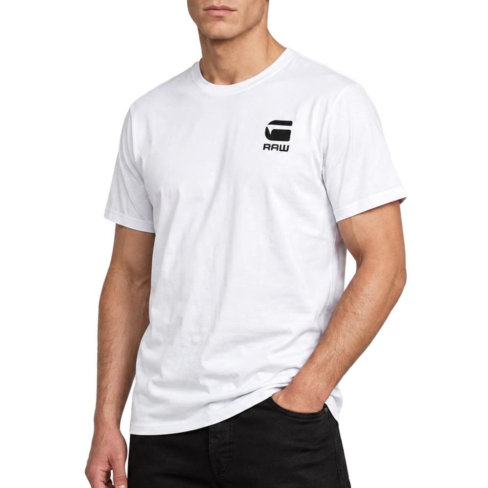 T-Shirt Blanc Homme G-Star RAW Chests 1