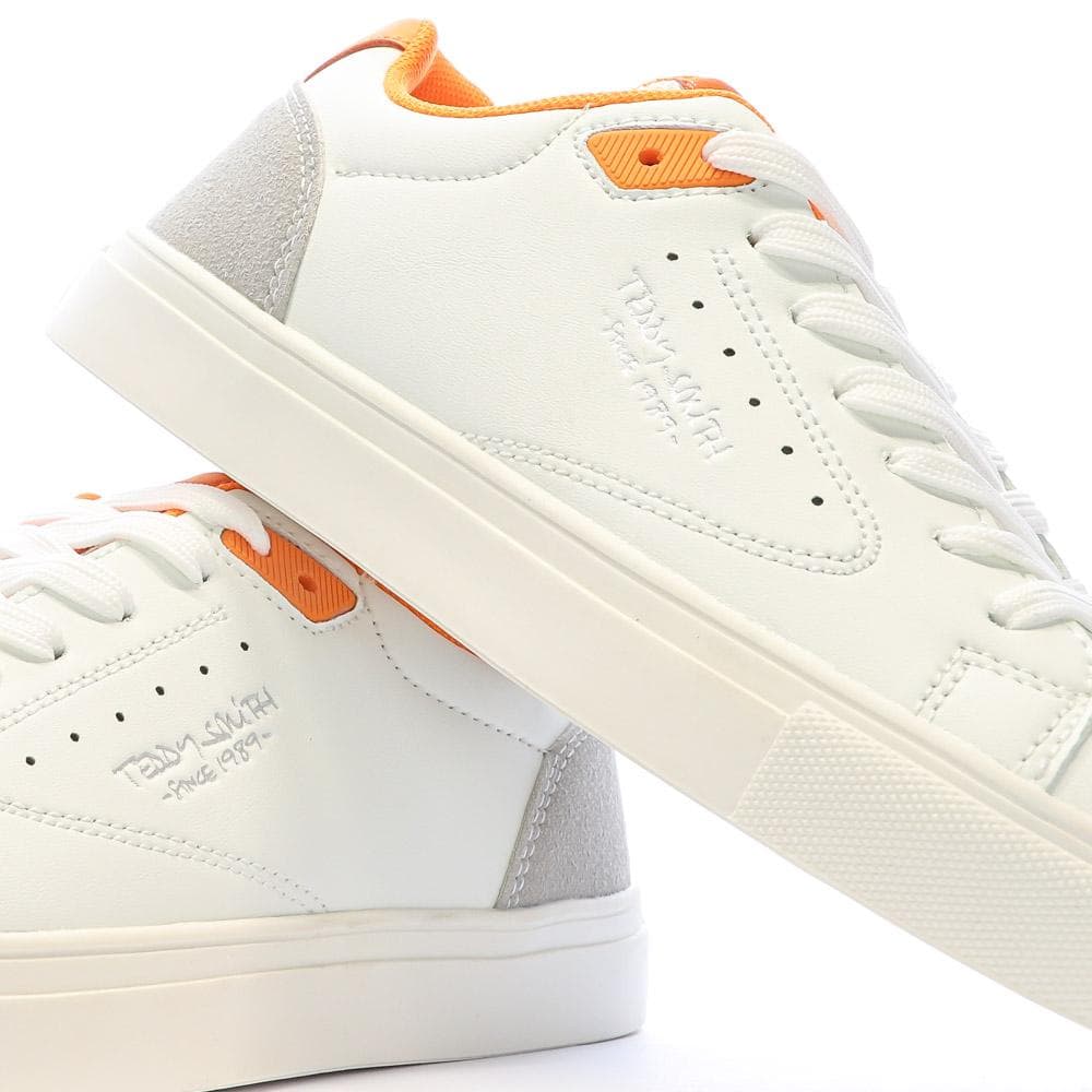 Baskets Blanches/Orange Garçon Teddy Smith 1786 7