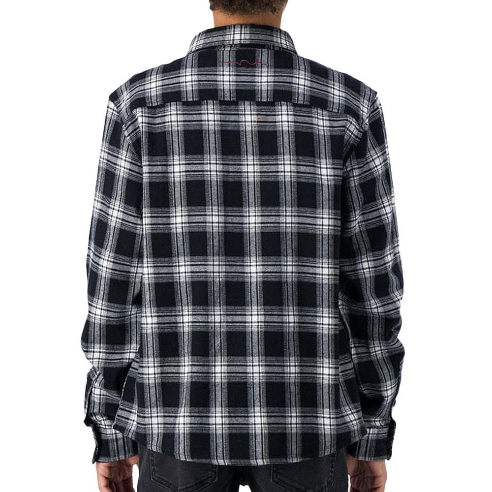 Chemise Manches Longues Noir/Gris Garçon Teddy Smith Billy 2
