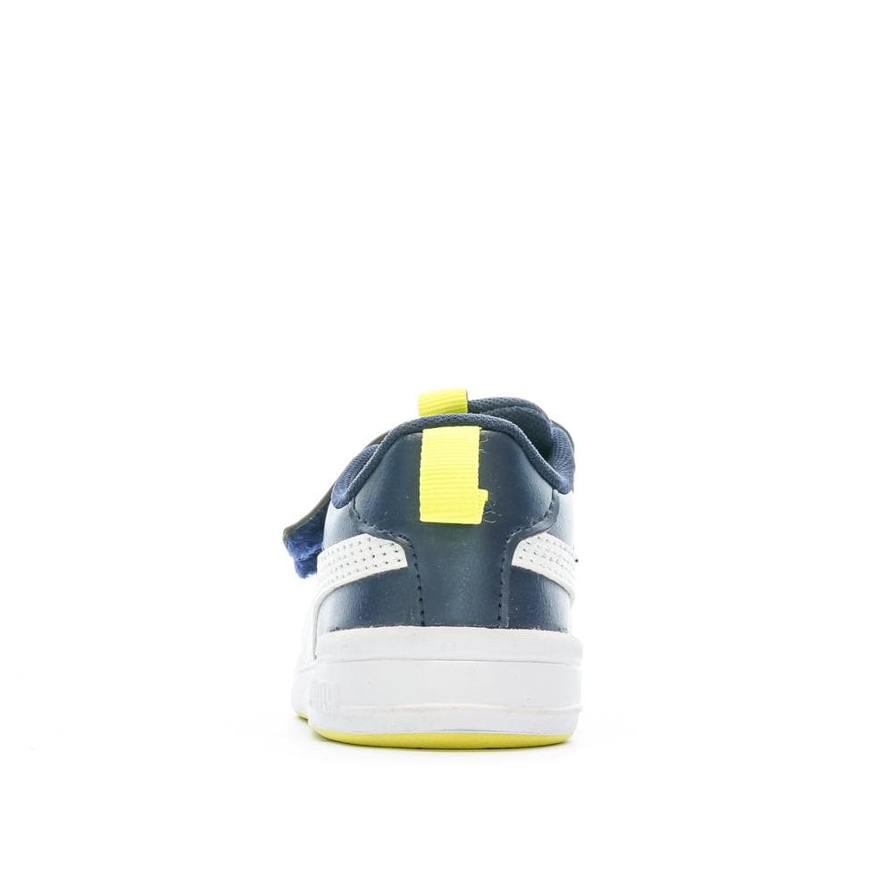 Baskets Marine/Jaune Garçon Puma Multiflex 3