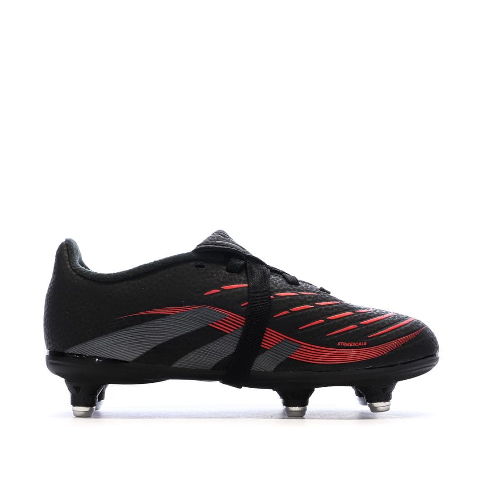 Chaussures de Foot Noires Junior Adidas Predator League FT SG 2