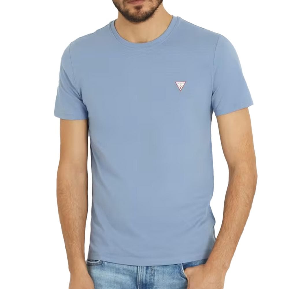 T-shirt Bleu Homme Guess Core 1