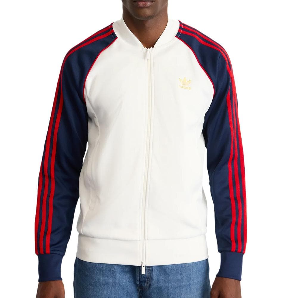 Veste Blanche/Marine/Rouge Homme Adidas IY9859 1