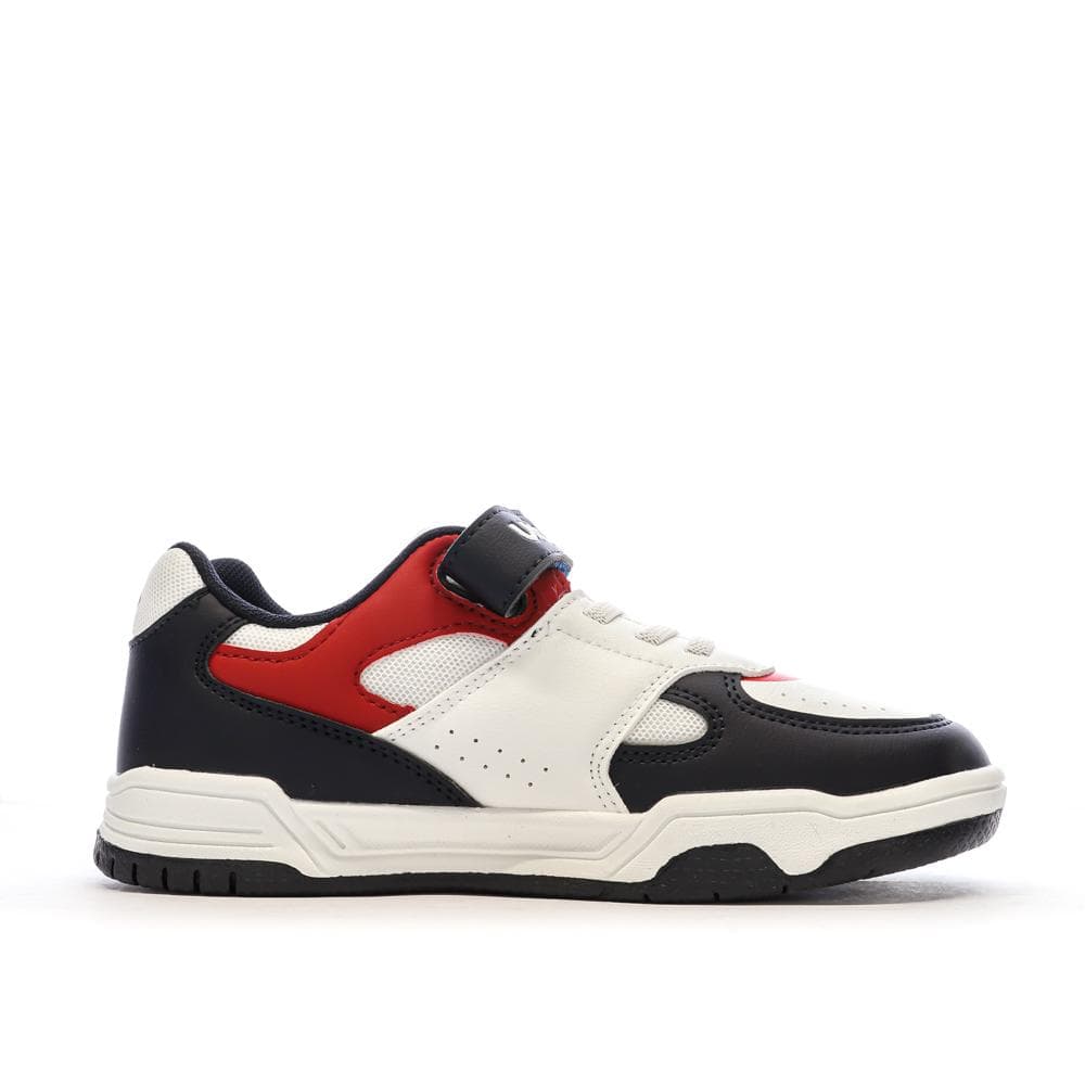 Baskets Blanches/Rouges/Marine Garçon Umbro Travys 2