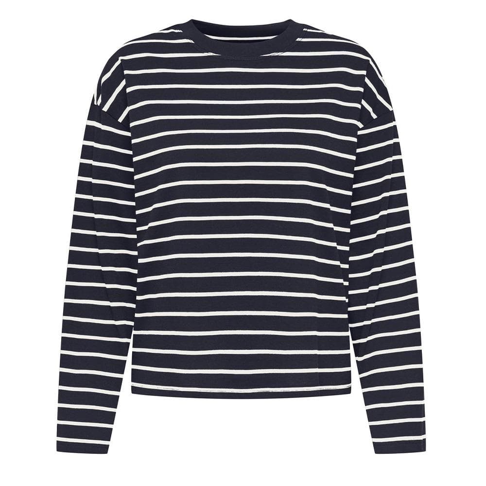 T-Shirt Manches Longues Marine Femme Only Happy 1