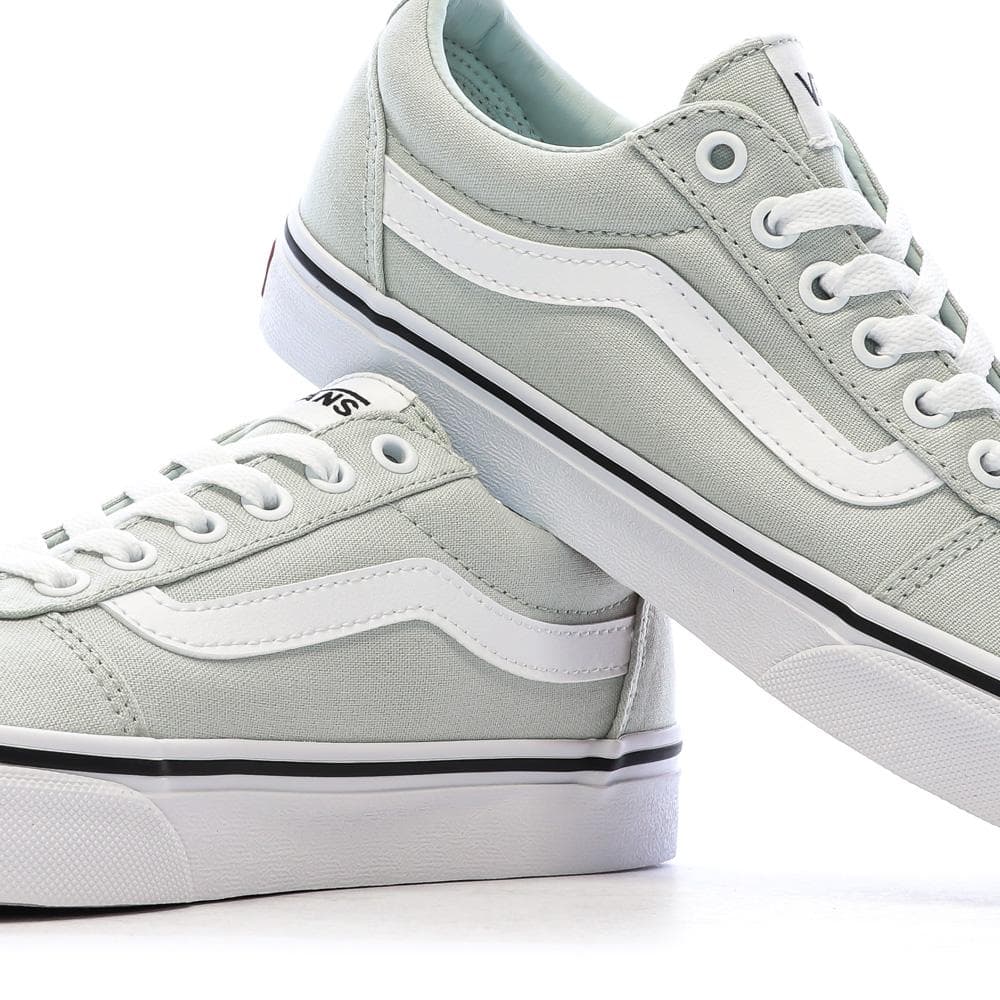 Baskets Vertes d'eau Femme Vans Canvas 7