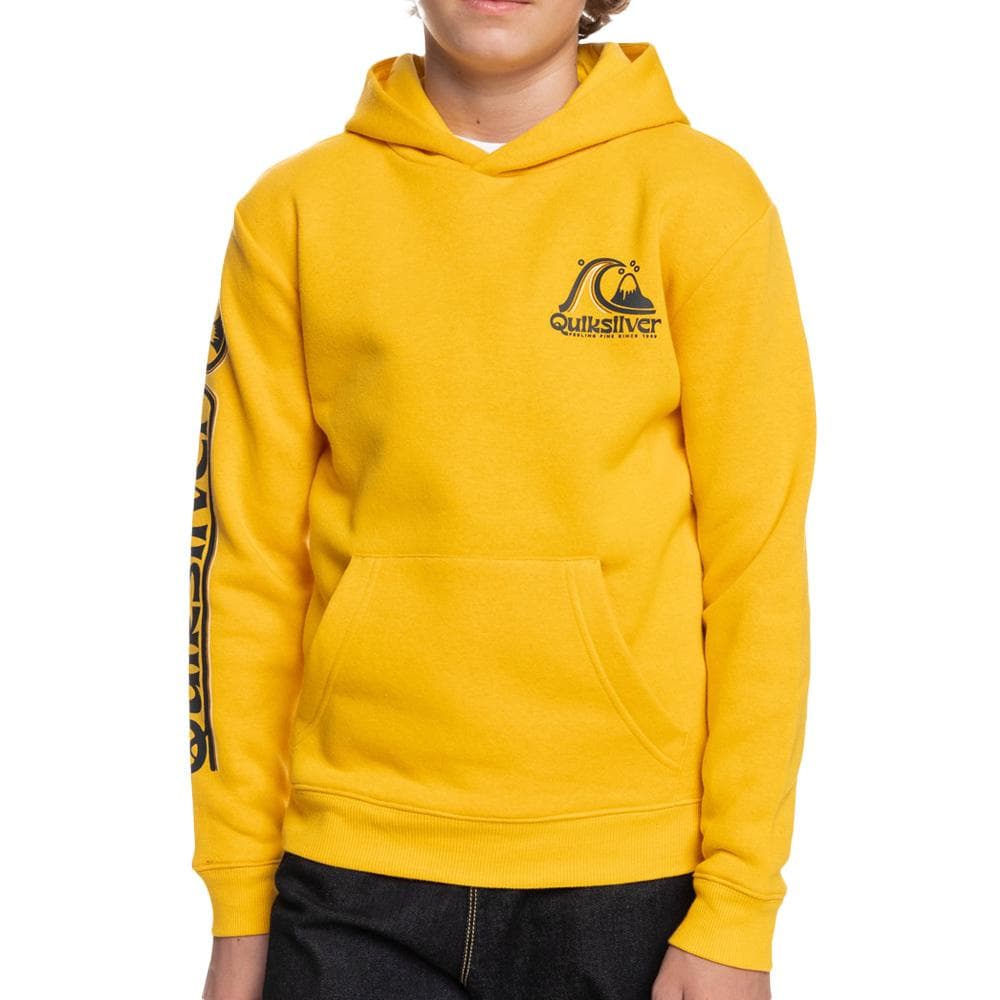 Sweat Jaune Homme Quiksilver Rolling Circle 1