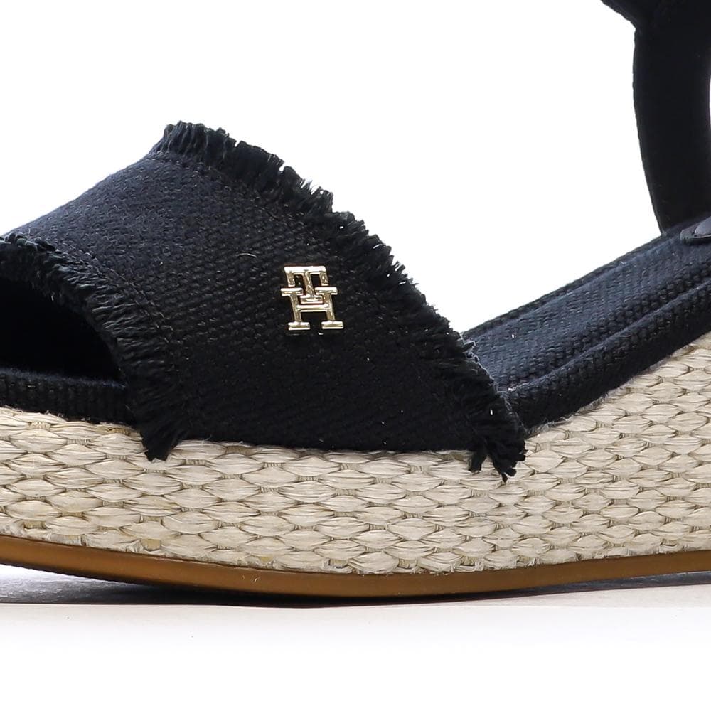 Sandales à Talons Noir Femme Tommy Hilfiger Wedgeee 7