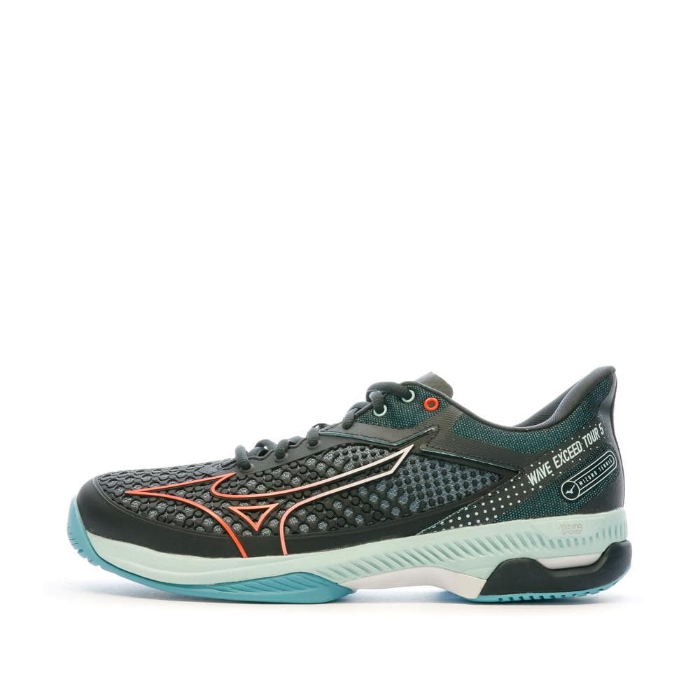 Chaussures de Tennis Noires Homme Mizuno Wave Exceed 1