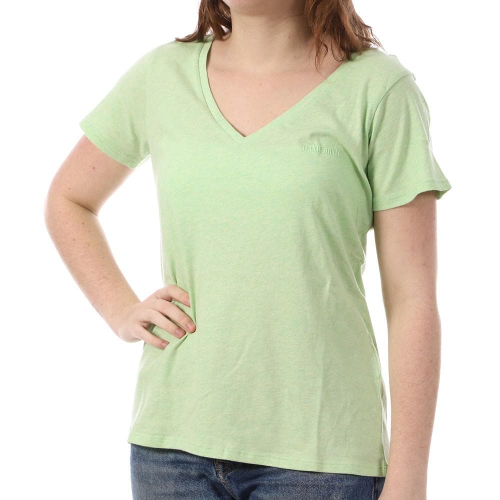 T-shirt Vert Femme Teddy Smith Narcisse 1