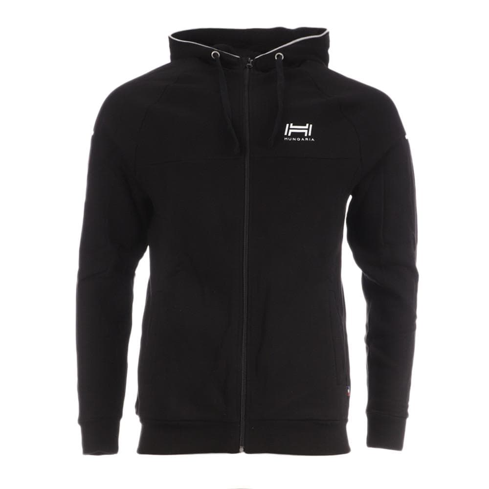 Sweat Zippé Noir Homme Hungaria Coggia 1