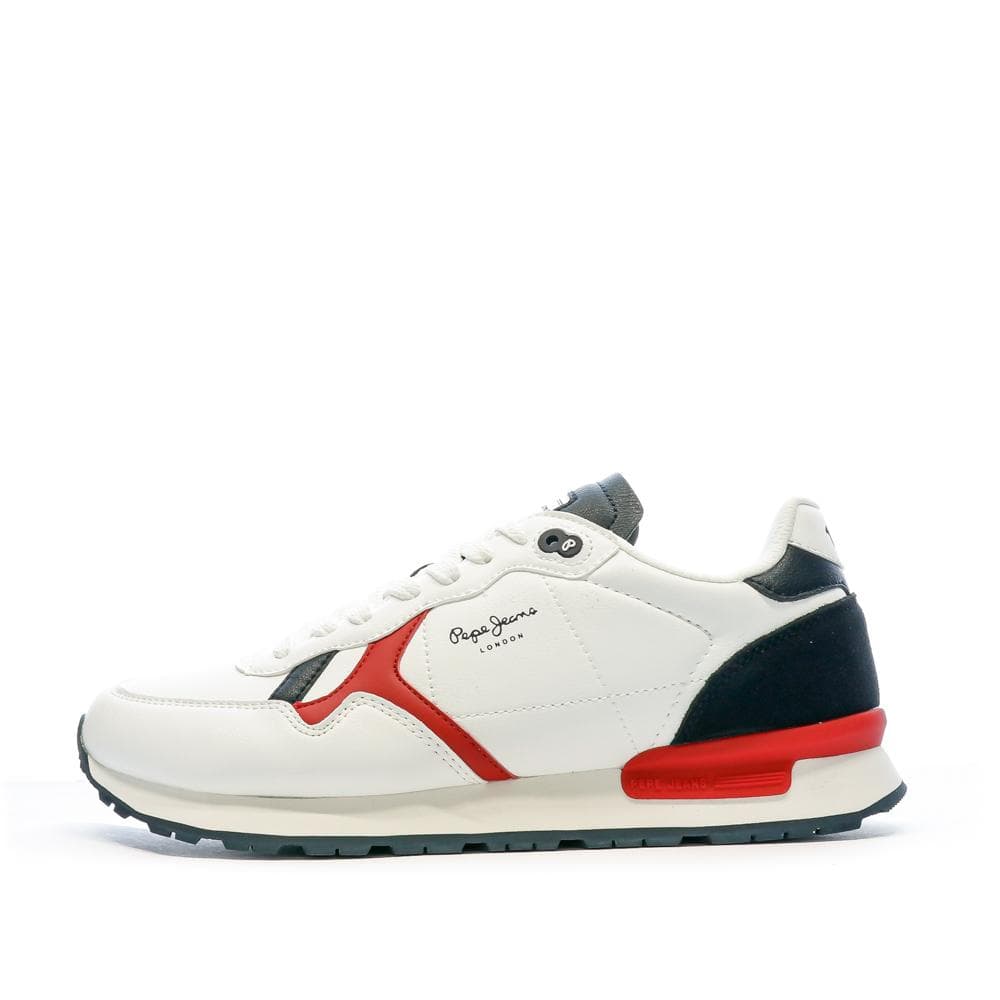 Baskets Blanches Homme Pepe jeans Brit Basic 1
