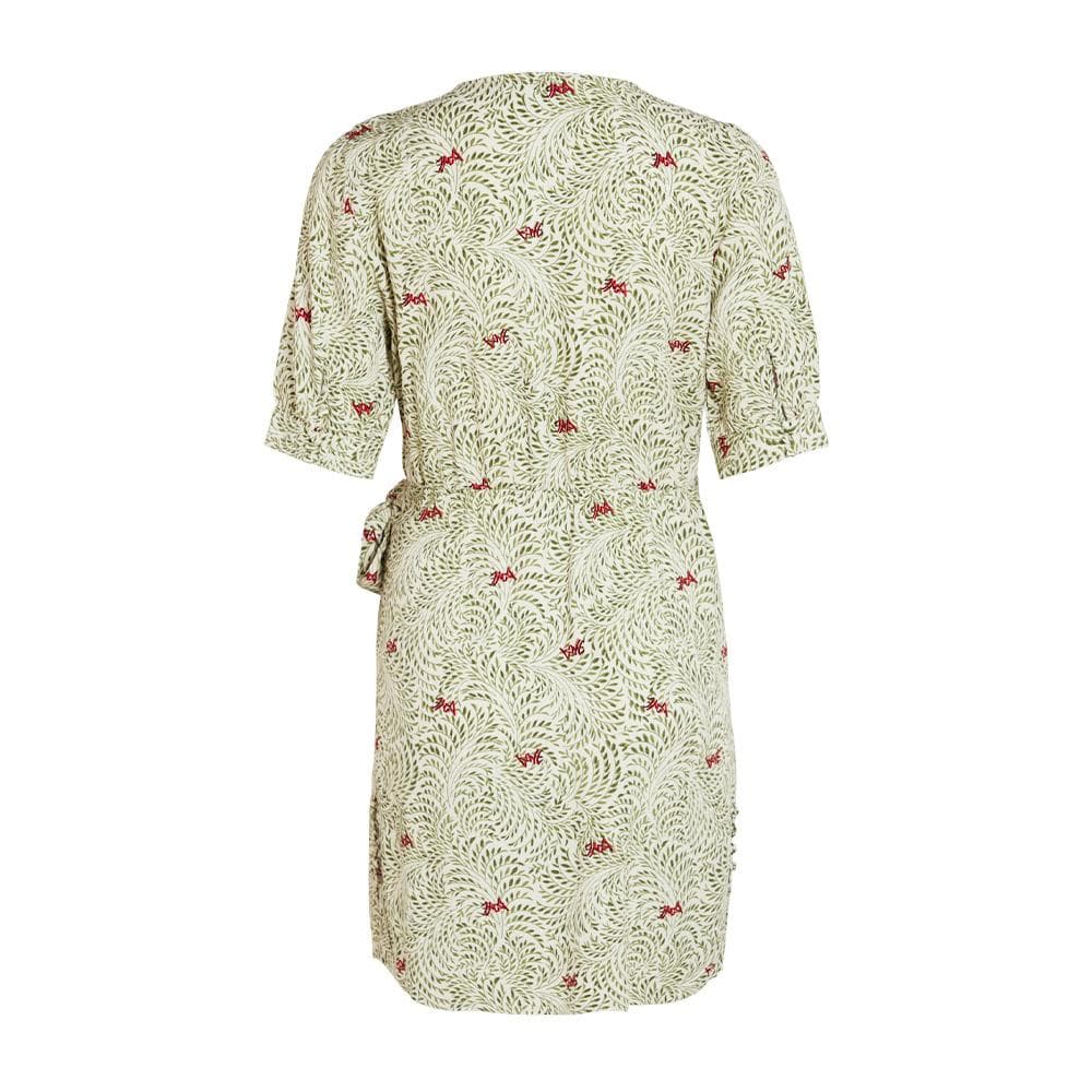 Robe Blanc/Vert Femme Vila Vielvire 2