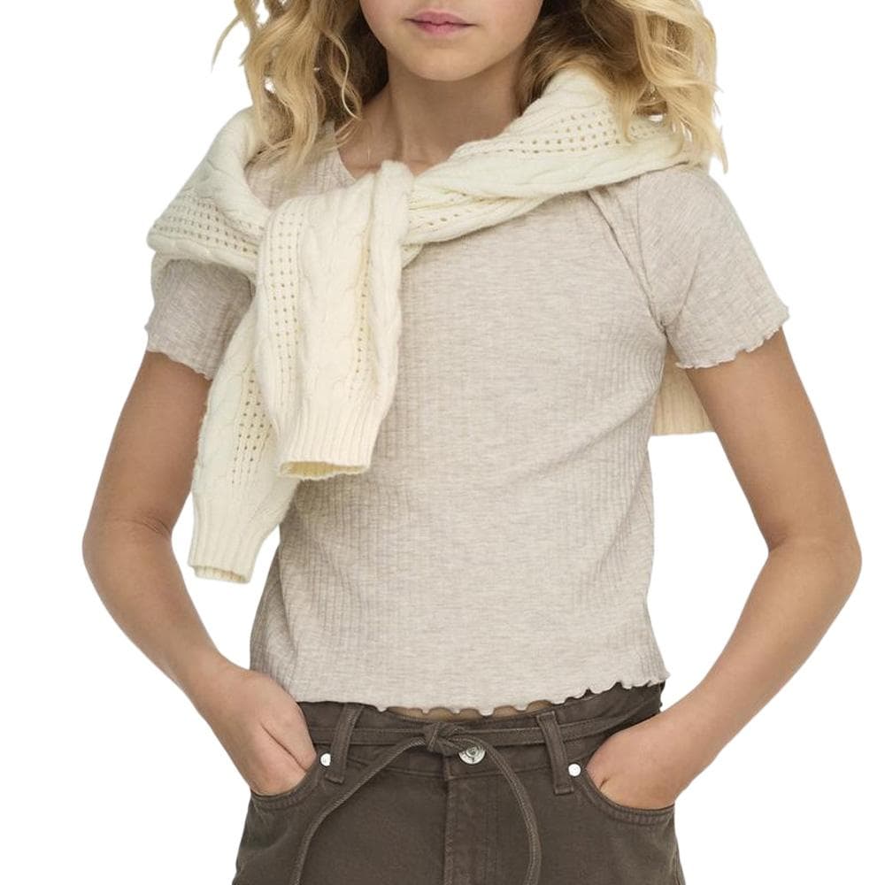 T-shirt Beige Fille Only Nella 1