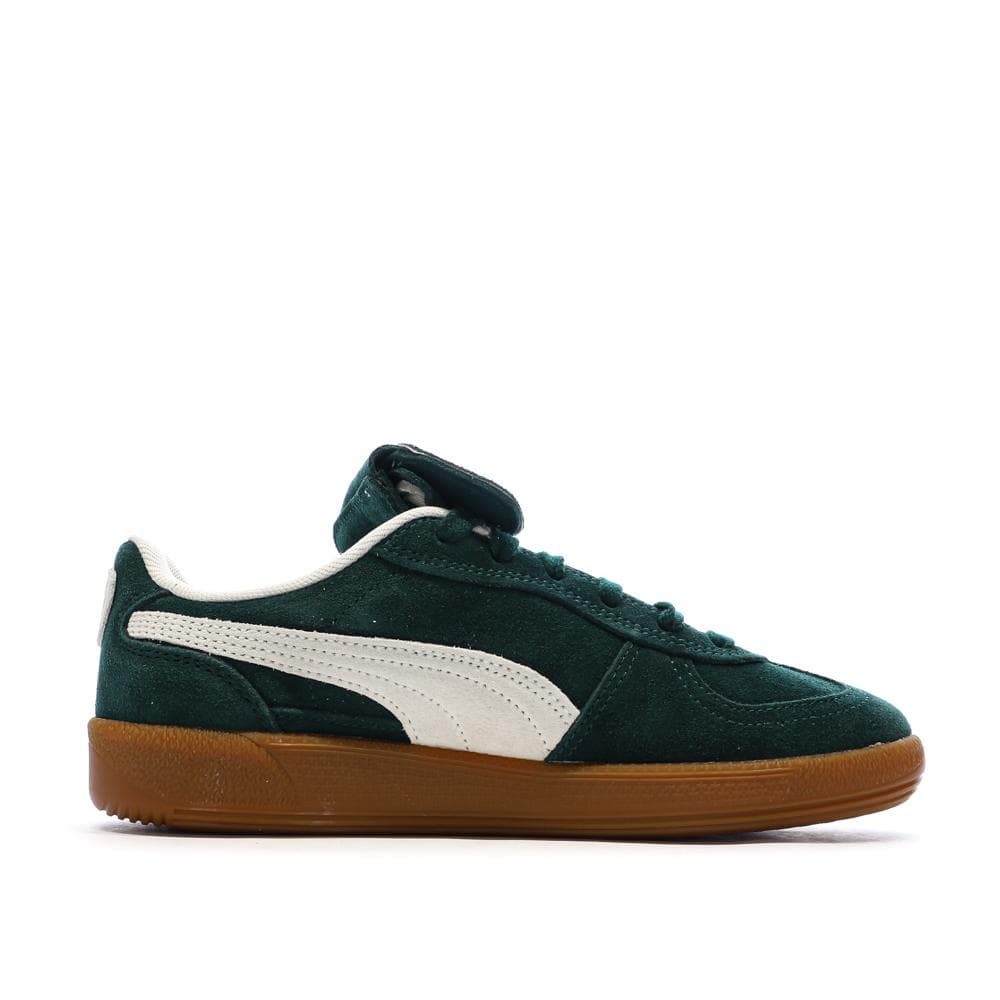 Baskets Vert Femme Puma Palermo Premium 2