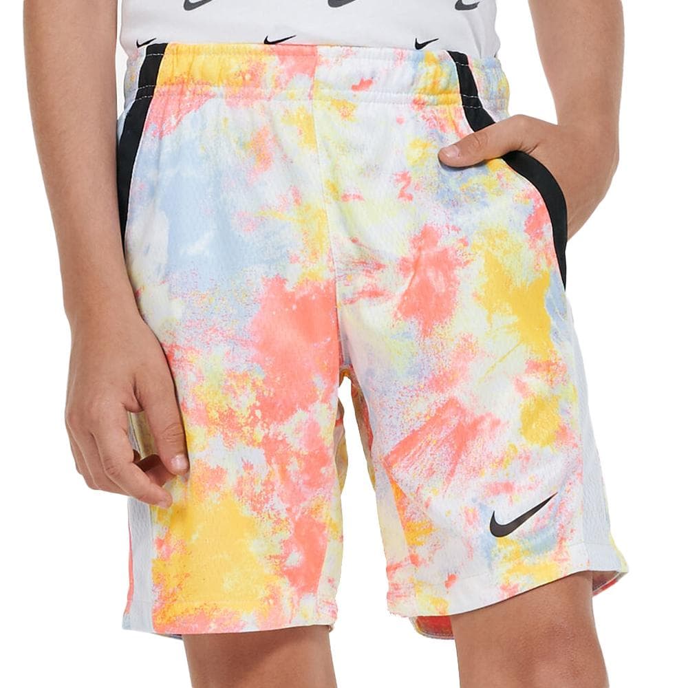 Short Jaune/Orange/Bleu Garçon Nike Dry Short 1