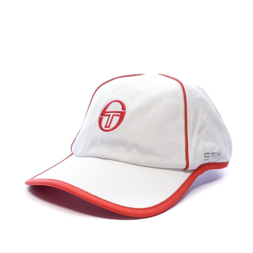 Casquette blanche/rouge homme Sergio Tacchini Club Tech 1