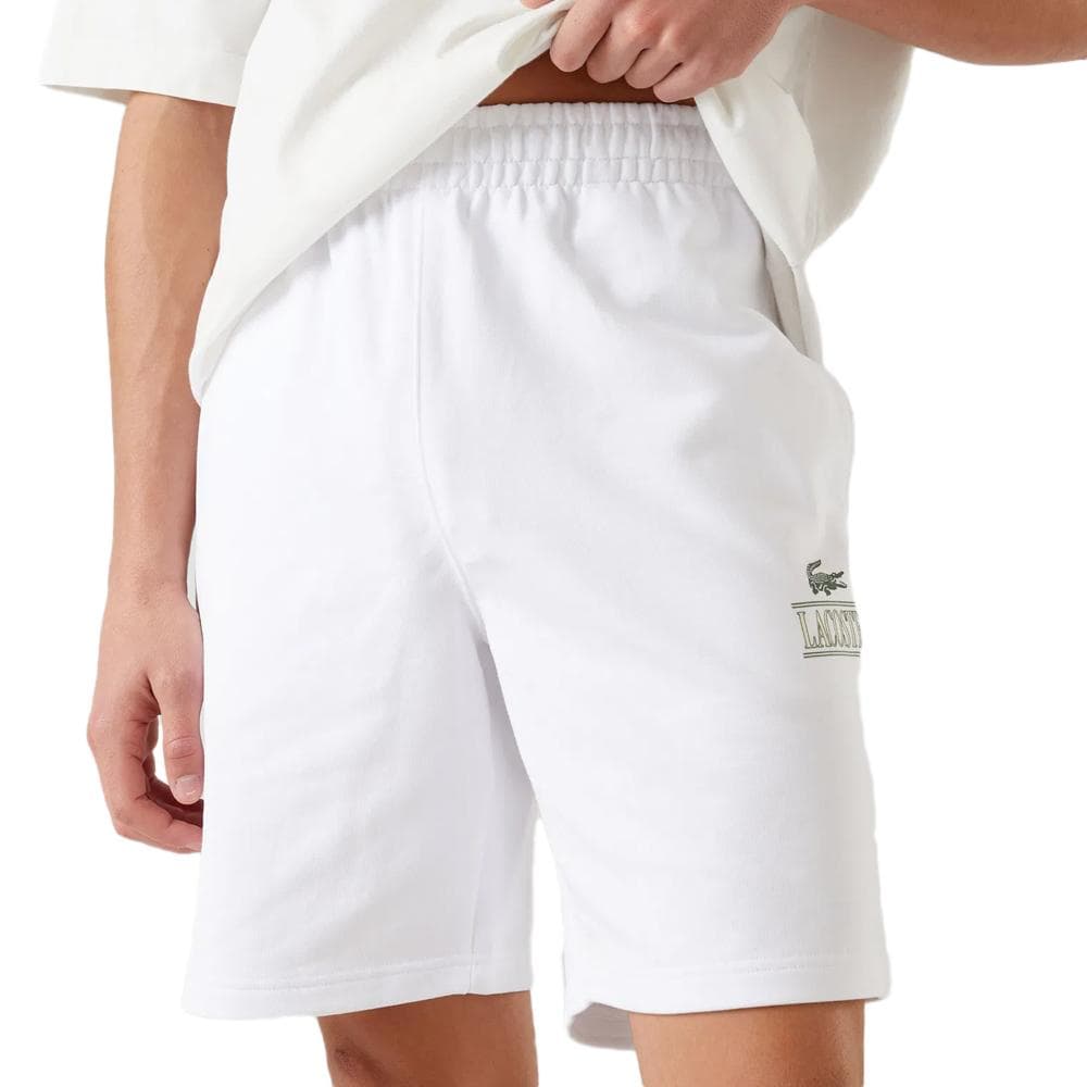 Short Blanc Homme Lacoste GH1220 1