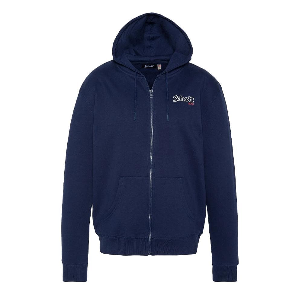 Sweat Zippé Marine Homme Schott SWHSAM 1