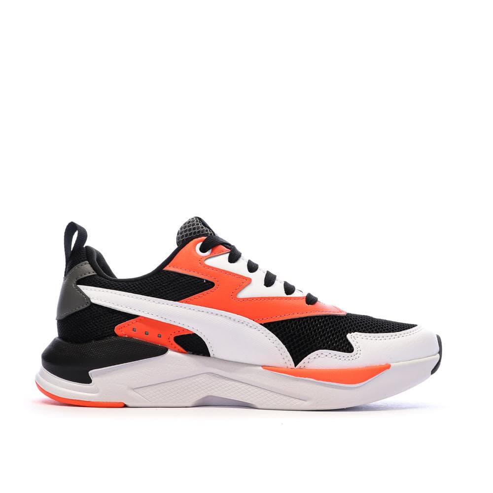 Baskets Noires/Blanches/Oranges Garçon Puma X-ray 2