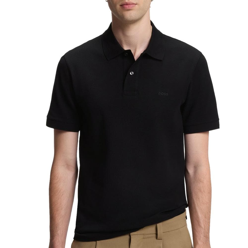 Polo Noir Homme Hugo Boss Pallas 1