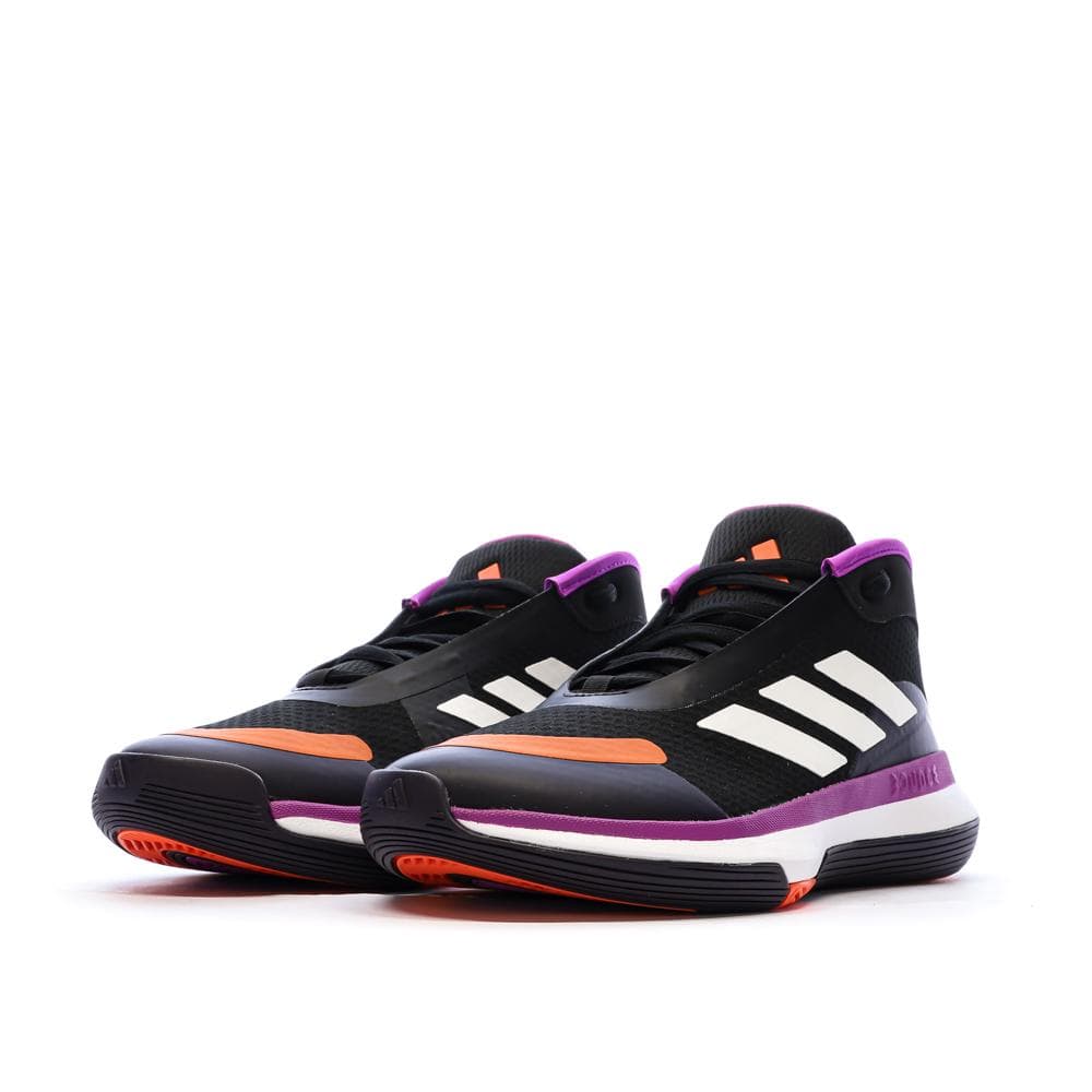 Chaussures de basketball Noires/Violettes Homme Adidas Bounce 6