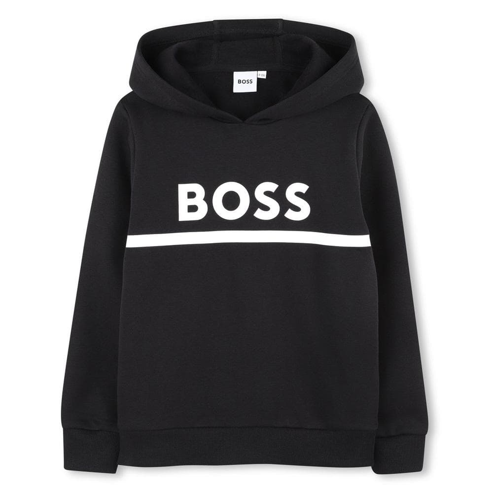 Sweat Noir/Blanc Garçon Hugo Boss J52747 1