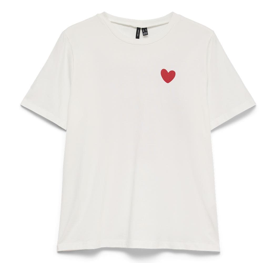 T-shirt Blanc Femme Vero Moda Emma 1