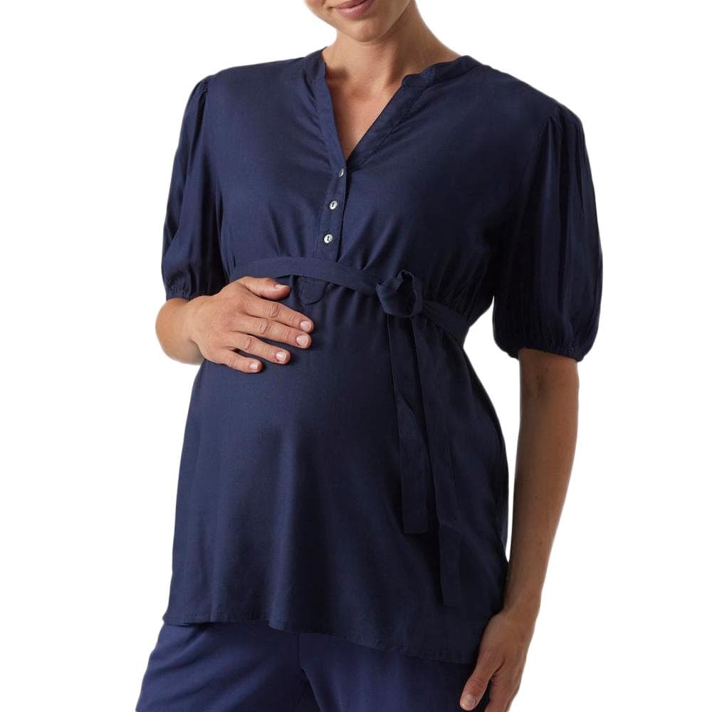 Blouse de Grossesse Marine Femme Mamalicious Mercy Lia 1