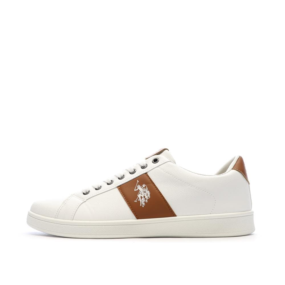 Baskets Blanches/Camel Homme US Polo ASSN High-top 1