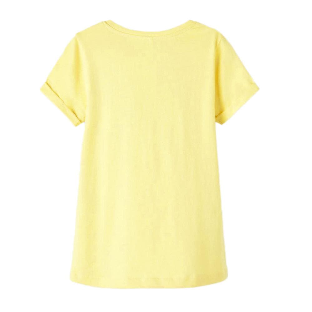 T-shirt Jaune Fille Name it Fenka 2