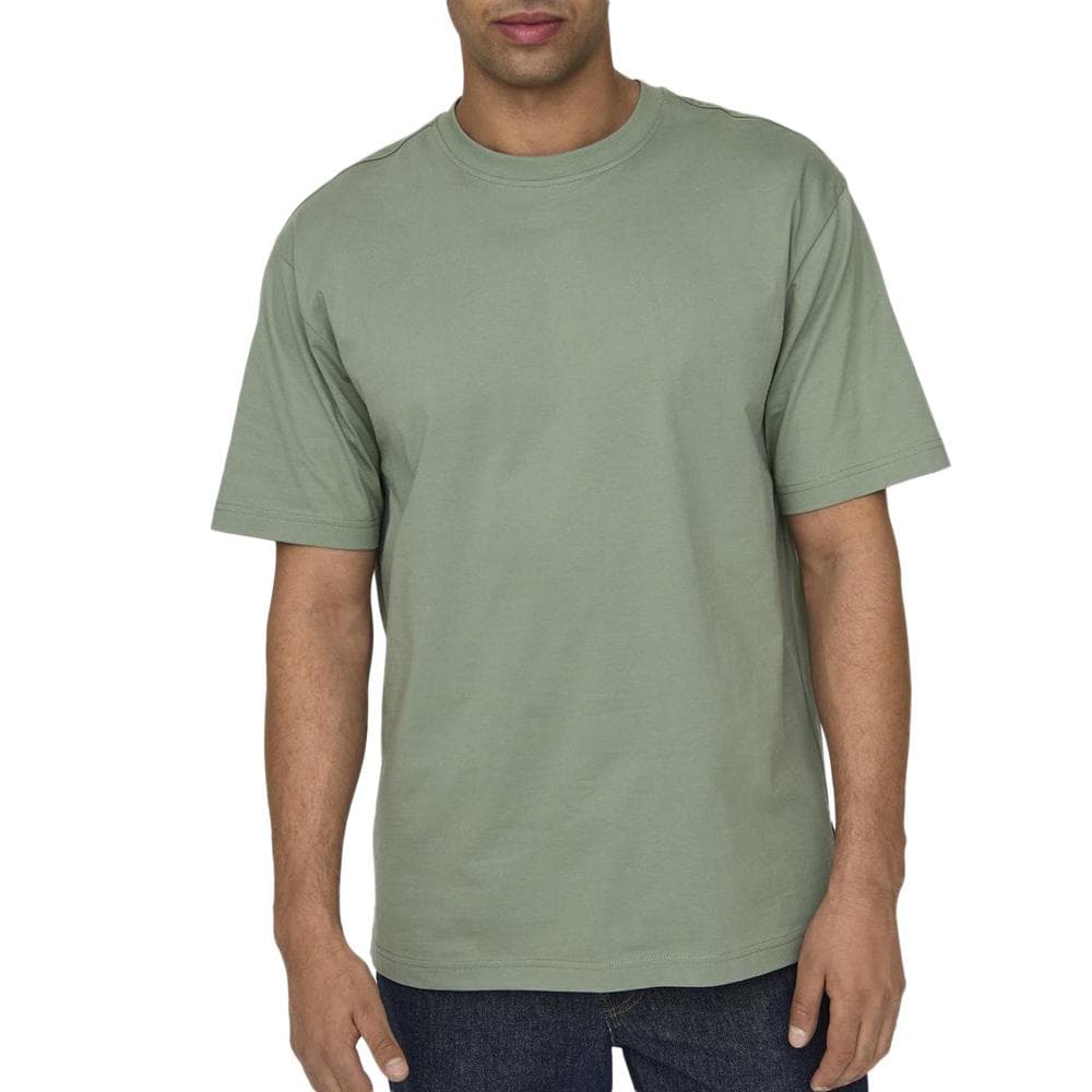 T-shirt Vert Pale Homme Only & Sons Onsfred Life 1