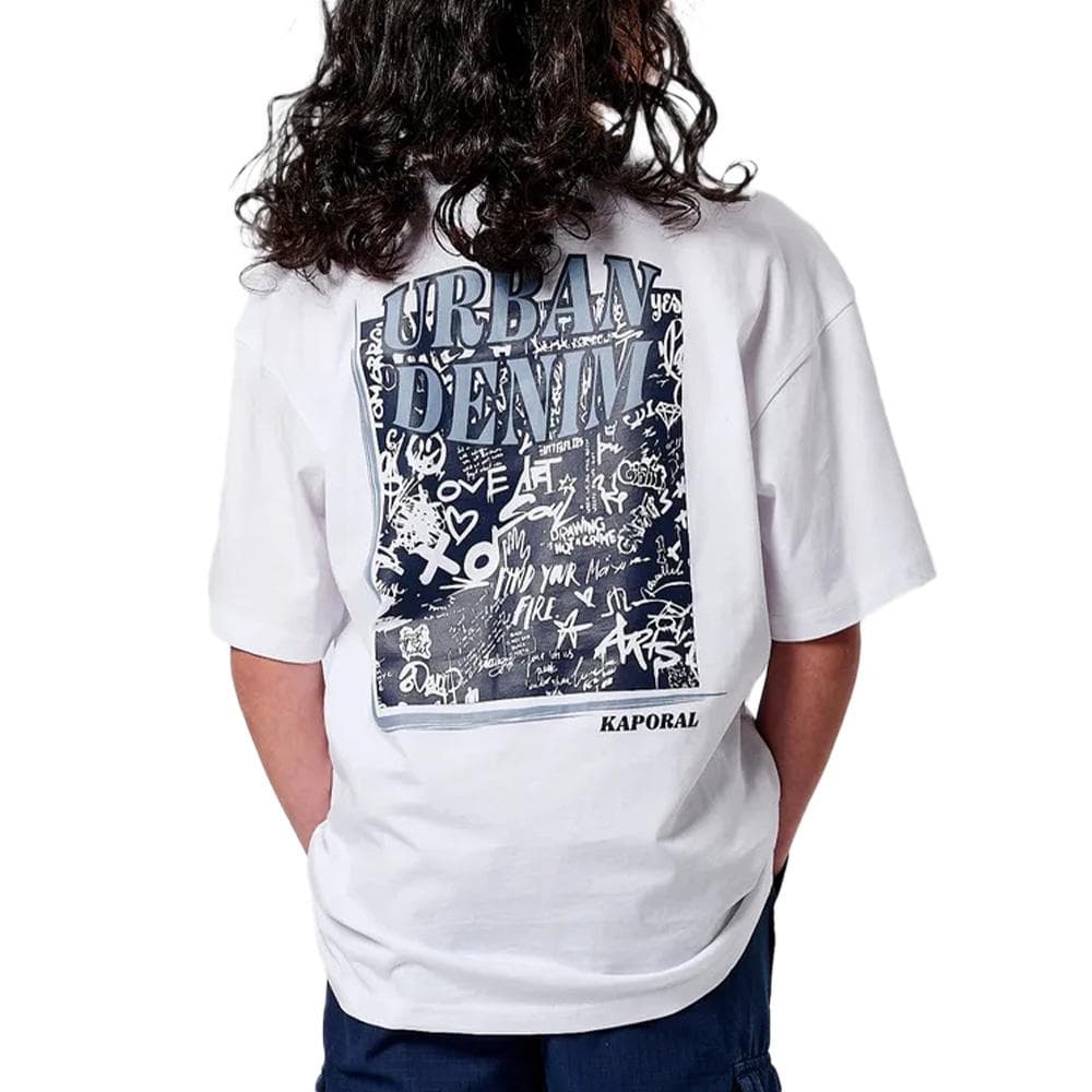 T-Shirt Blanc Garçon Kaporal Orion 2