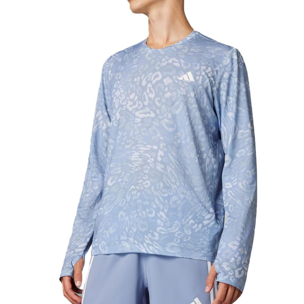 T-Shirt Manches Longues Bleu Homme Adidas JD7770 1