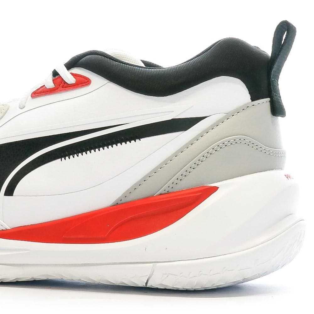Chaussures de basketball Blanche/Rouge/Noir Homme Puma Playmaker 7