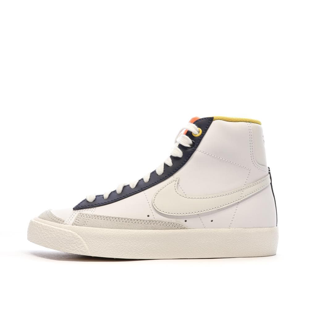 Baskets Blanche/Marine Garçon Nike Blazer Mid '77 1