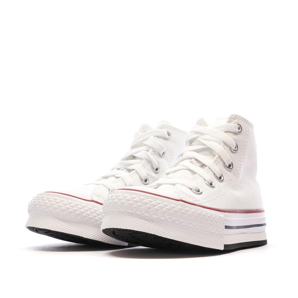 Baskets Blanches Enfant Converse All Star Eva Lift Canvas Platform 6