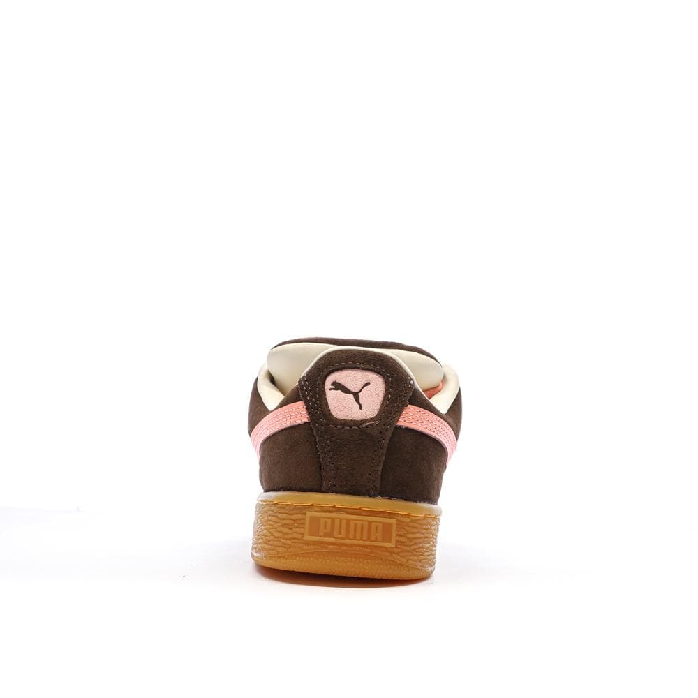 Baskets Marron/Rose Femme Puma Suede XL 3