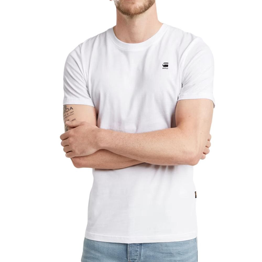 T-shirt Blanc Homme G-Star Raw D25949 DGR 1