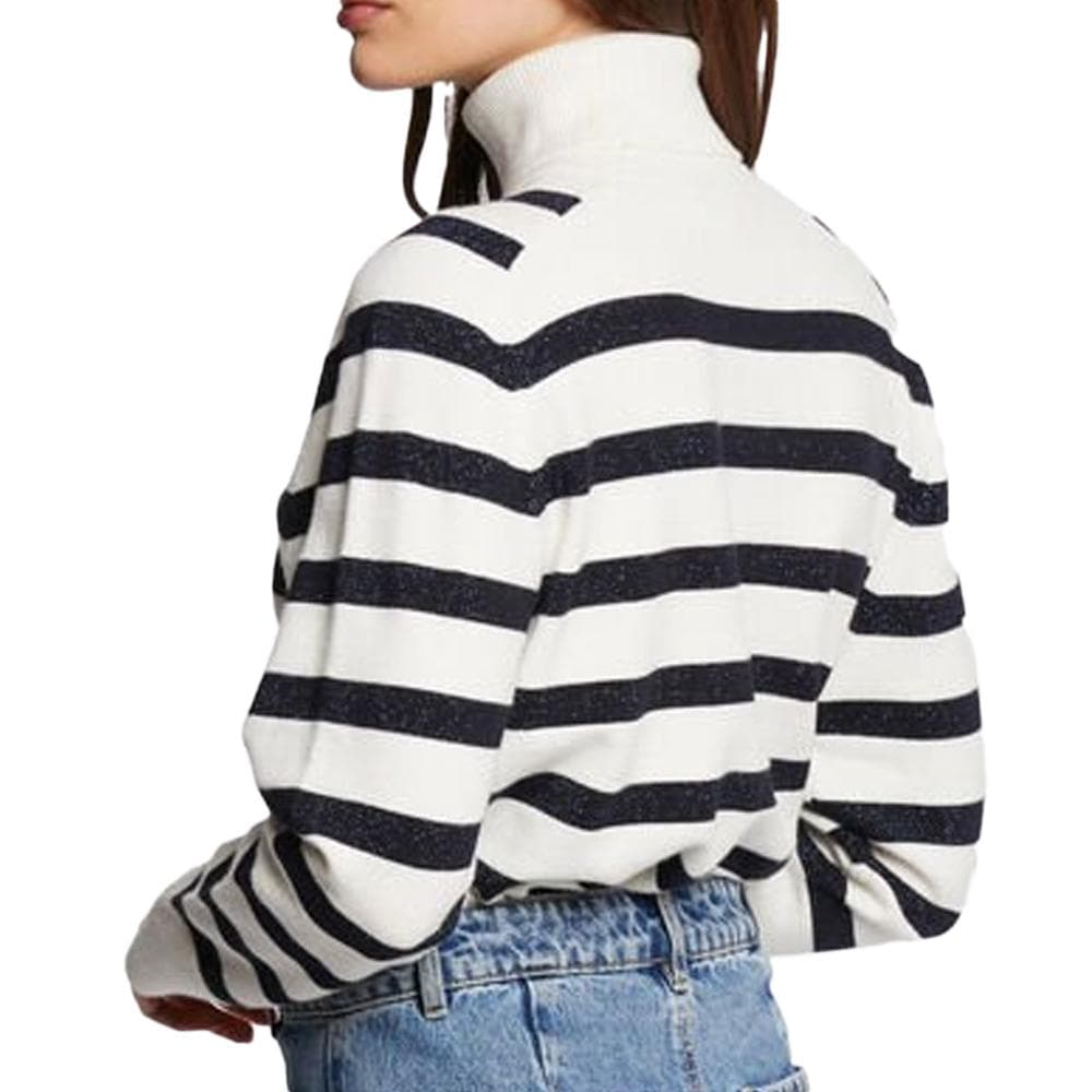 Pull Blanc/Marine Femme Morgan MLAGON 2